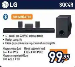 Unieuro LG SQC4R offerta
