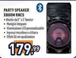 Unieuro PARTY SPEAKER XBOOM RNC5 offerta