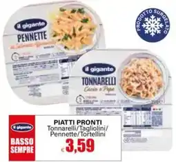 Il Gigante il gigante PIATTI PRONTI offerta