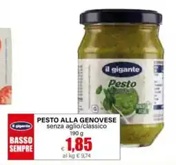 Il Gigante il gigante Pesto alla genovese offerta
