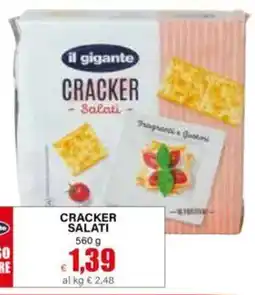 Il Gigante il gigante CRACKER Salati offerta