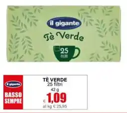 Il Gigante il gigante Tè Verde offerta