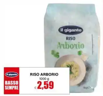 Il gigante RISO ARBORIO