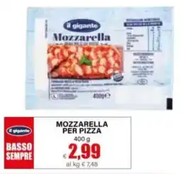 Il Gigante Il gigante Mozzarella per pizza offerta