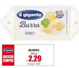 Il Gigante il gigante Burro offerta
