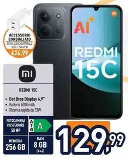 Unieuro REDMI 15C offerta