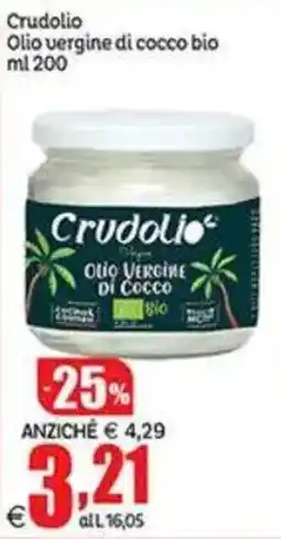 Elite Crudolio Olio Vergine di Cocco offerta