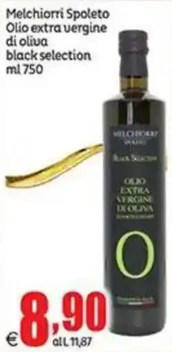 Elite Melchiorri Spoleto Olio extra vergine di oliva black selection offerta