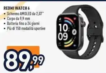 Unieuro REDMI WATCH 6 offerta