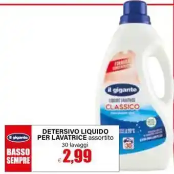 Il gigante Detersivo liquido per lavatrice classico