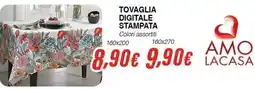 Bernava TOVAGLIA DIGITALE STAMPATA AMO LACASA offerta