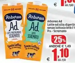 Elite Arborea Ad Latte parzialmente scremato senza lattosio offerta