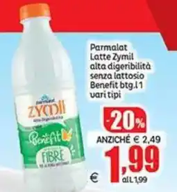 Elite Parmalat Latte Zymil Benefit offerta