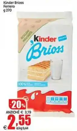 Elite Kinder Brioss offerta