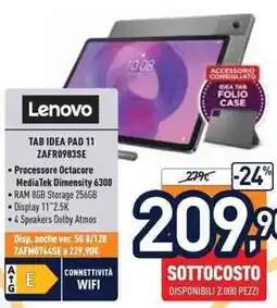 Unieuro Lenovo TAB IDEA PAD 11 offerta