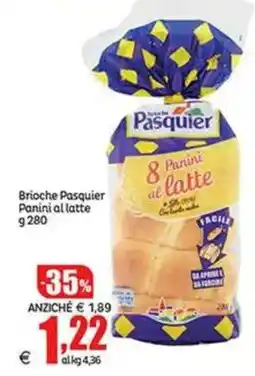 Elite Brioche Pasquier Panini al latte offerta