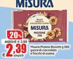 Elite Misura Protein Biscotti offerta
