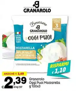 Elite Granarolo Oggi Puoi Mozzarella offerta
