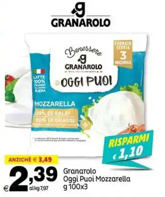 Granarolo Oggi Puoi Mozzarella