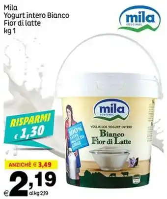 Mila Yogurt intero Bianco Fior di latte