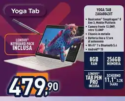 Unieuro Yoga Tab offerta