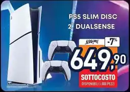 Unieuro PS5 SLIM DISC 2° DUALSENSE offerta