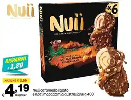 Elite Nuii caramello salato e noci macadamia australiane offerta
