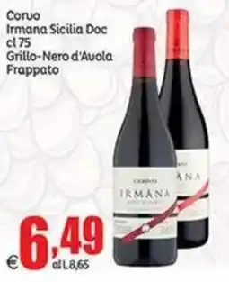 Elite Corvo Irmana Sicilia Doc offerta
