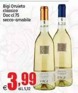 Elite Bigi Orvieto classico offerta