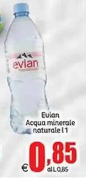 Elite Evian Acqua minerale naturale offerta