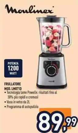 Unieuro Frullatore Moulinex offerta