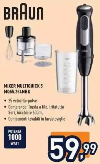Unieuro BRAUN MIXER MULTIQUICK 5 offerta
