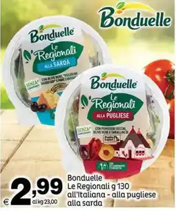 Elite Bonduelle Le Regionali alla pugliese alla sarda offerta