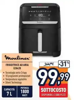 Unieuro Moulinex Friggitrice ad Aria EZ8428 offerta