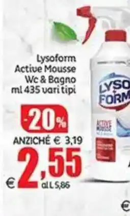 Elite Lysoform Active Mousse Wc & Bagno offerta