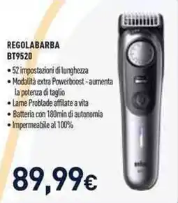 Unieuro REGOLABARBA BT9520 offerta
