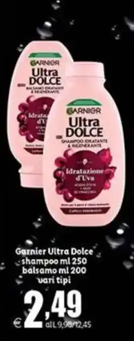 Elite Garnier Ultra Dolce shampoo, balsamo offerta