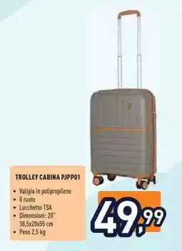 Unieuro Trolley Cabina PJPP01 offerta