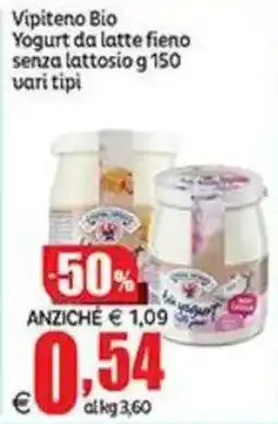 Elite Vipiteno Bio Yogurt da latte fieno senza lattosio offerta