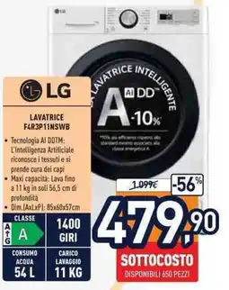 Unieuro Lavatrice LG offerta