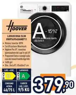 Unieuro LAVASCIUGA SLIM HOVER offerta
