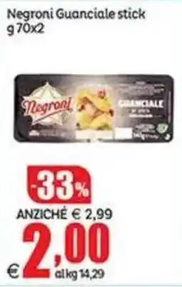 Elite Negroni Guanciale stick offerta