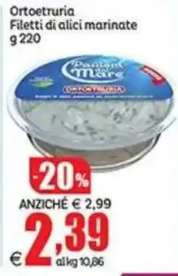 Elite Ortoetruria Filetti di alici marinate offerta