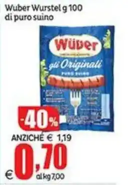 Elite Wüber Wurstel offerta