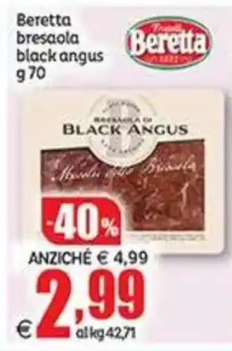 Elite Beretta bresaola black angus offerta