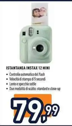 Unieuro ISTANTANEA INSTAX 12 MINI offerta