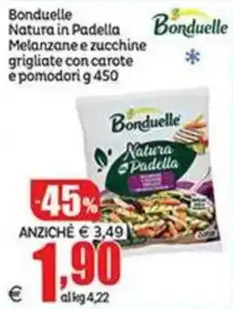 Elite Bonduelle Natura in Padella Melanzane e zucchine grigliate con carote e pomodori offerta
