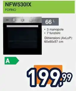 Unieuro Ignis NFW530IX forno offerta