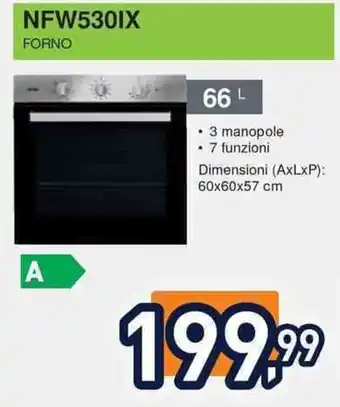 Unieuro Ignis NFW530IX forno offerta