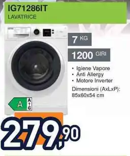 Unieuro Ignis IG71286IT lavatrice offerta